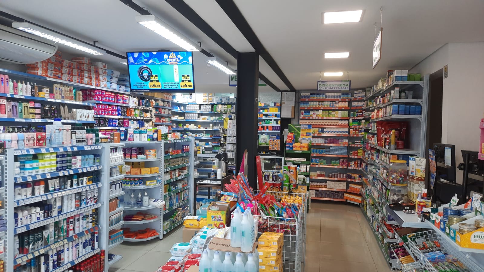 foto do interior da loja